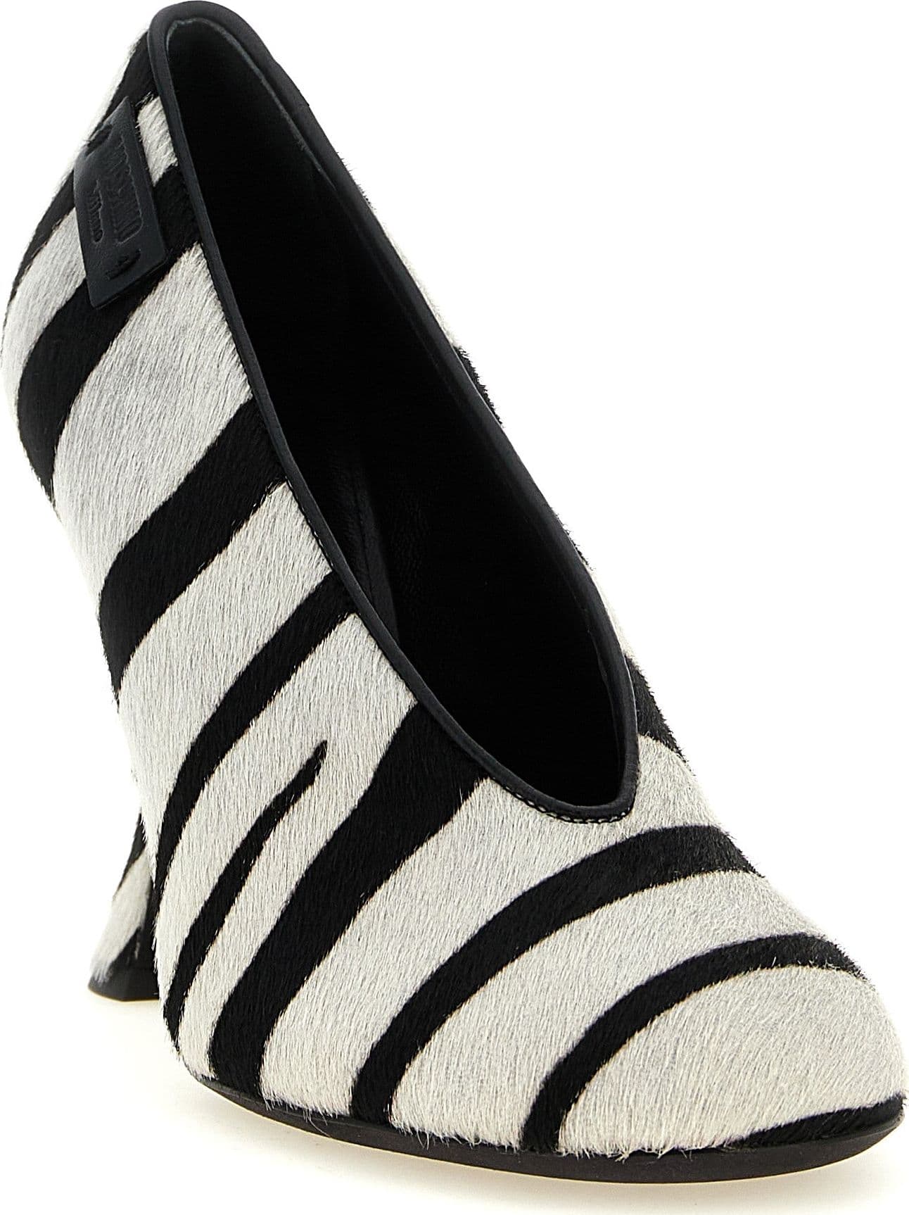 Moschino Bicolor Calfskin High Heel Pumps - 2