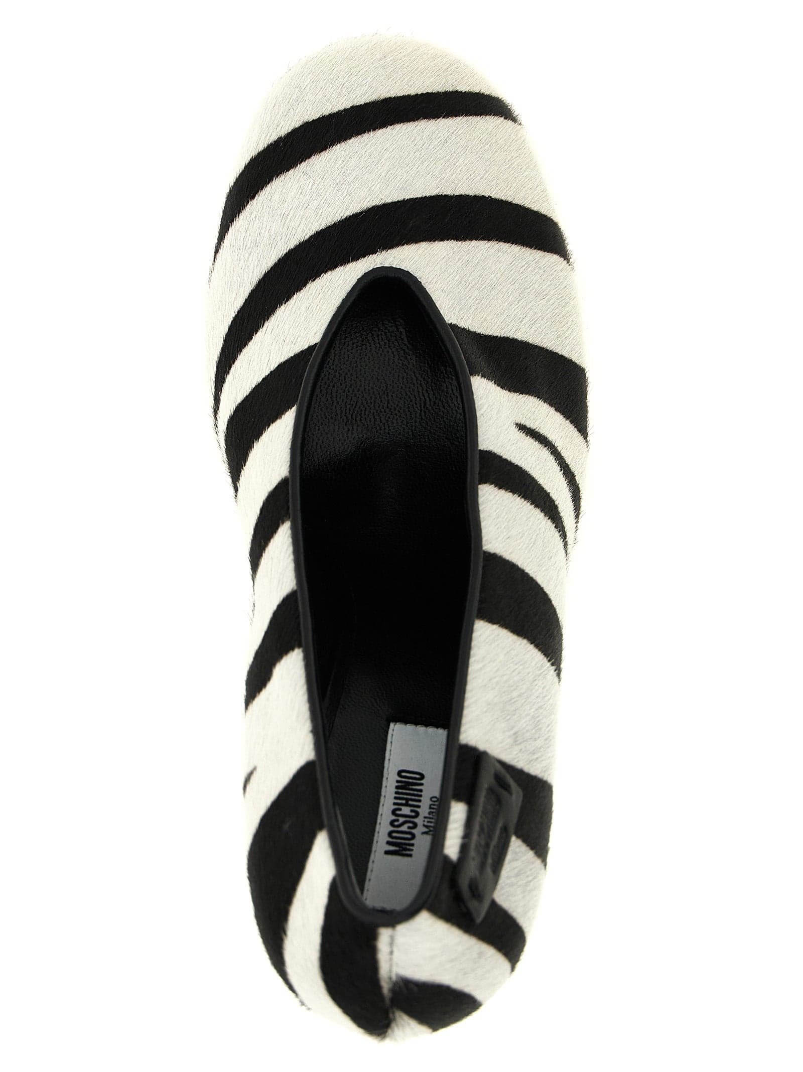 Moschino Bicolor Calfskin High Heel Pumps - 4