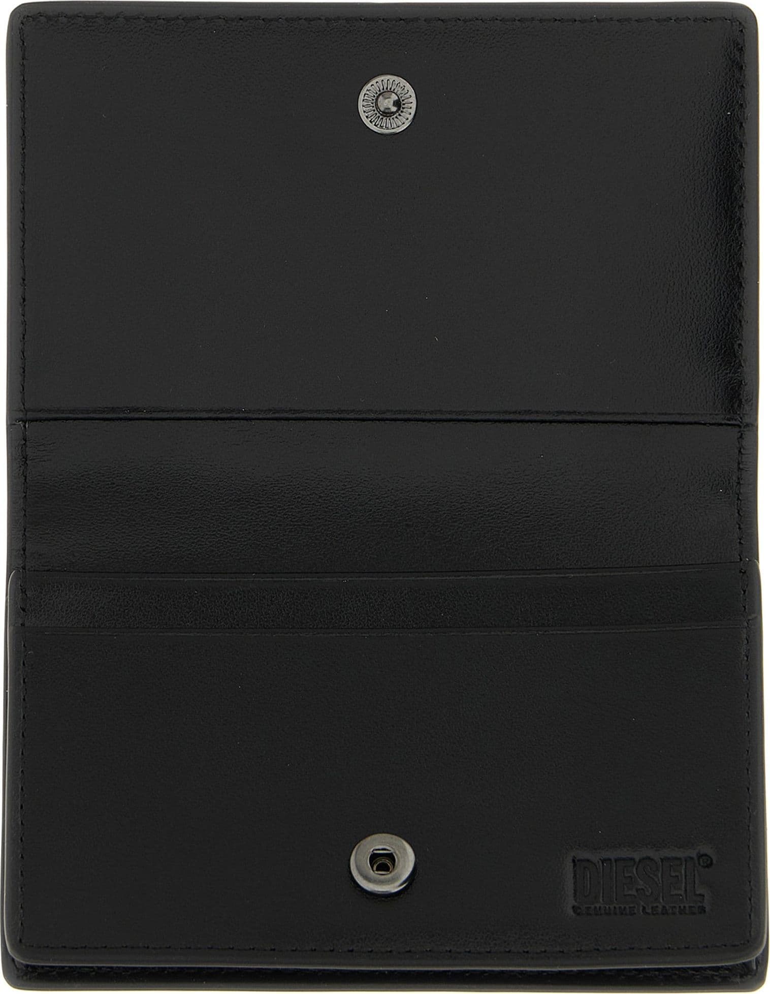 Diesel Black Leather Cardholder - 3