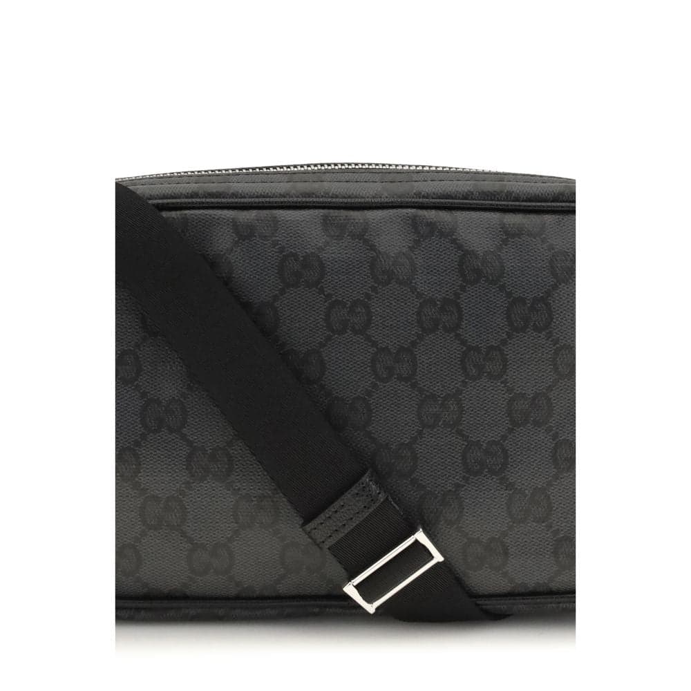 Gucci Black Cotton Shoulder Bag - 4