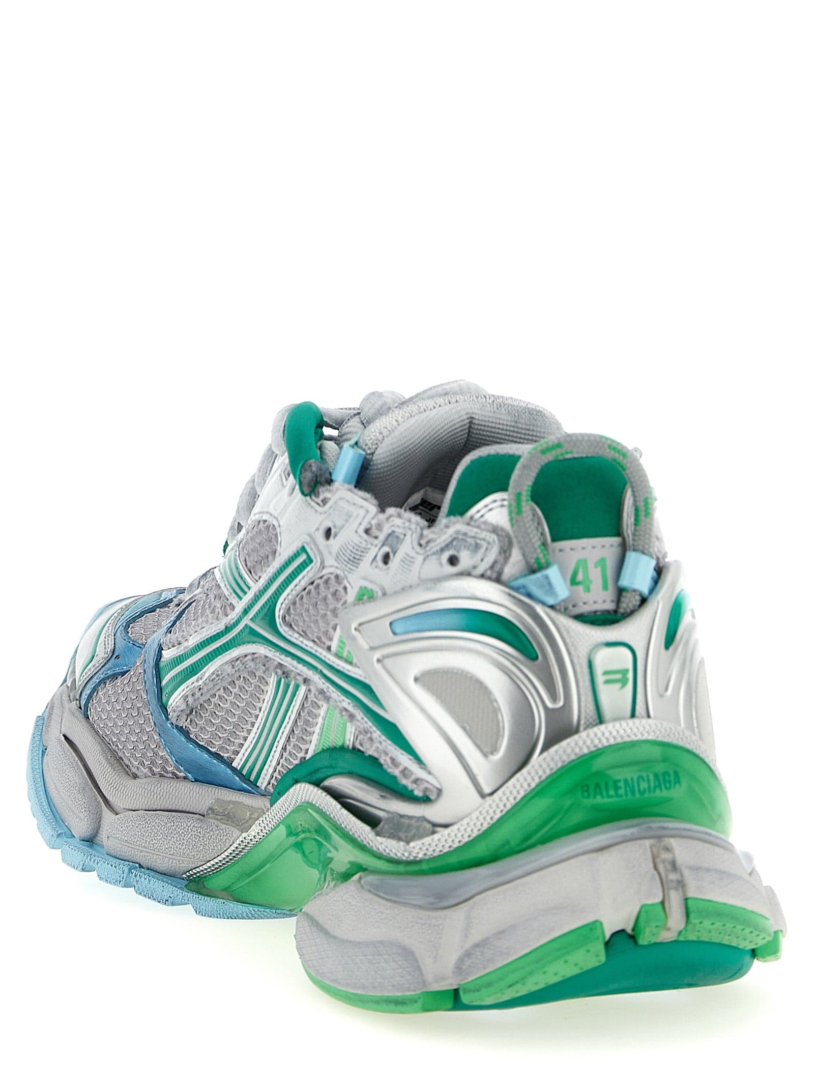 Balenciaga Multicolor Polyethylene Athletic Sneakers - 3