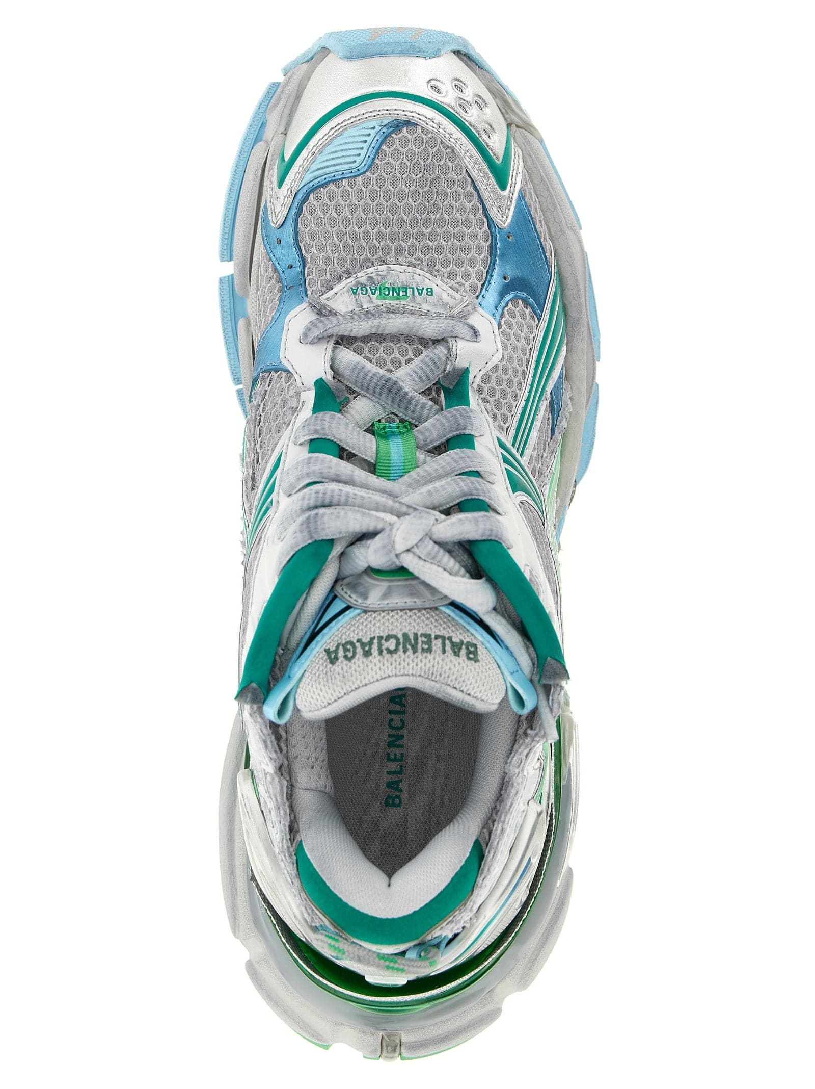 Balenciaga Multicolor Polyethylene Athletic Sneakers - 4
