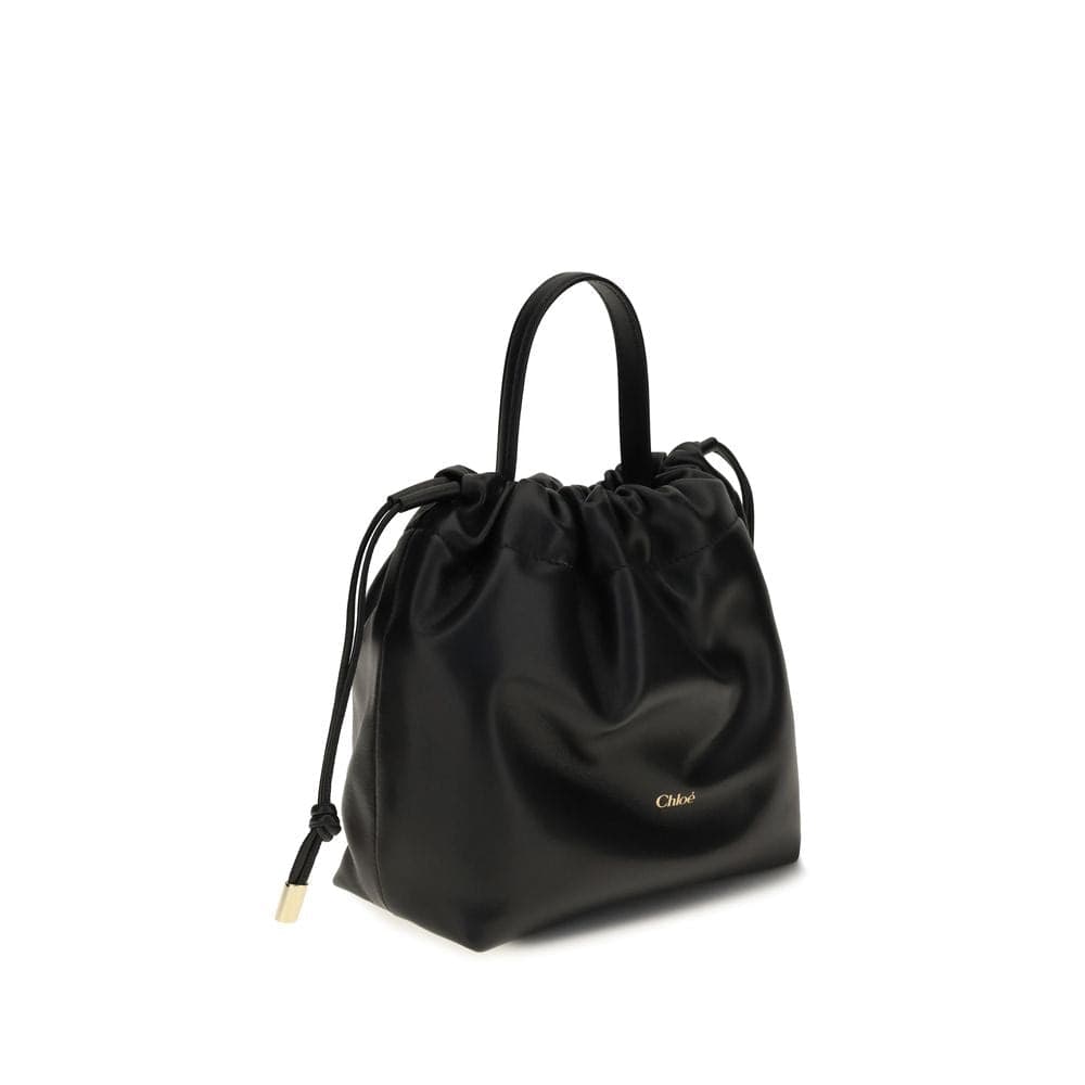 Chloé Black Lamb Ovis Aries Aries Shoulder Bag - 2