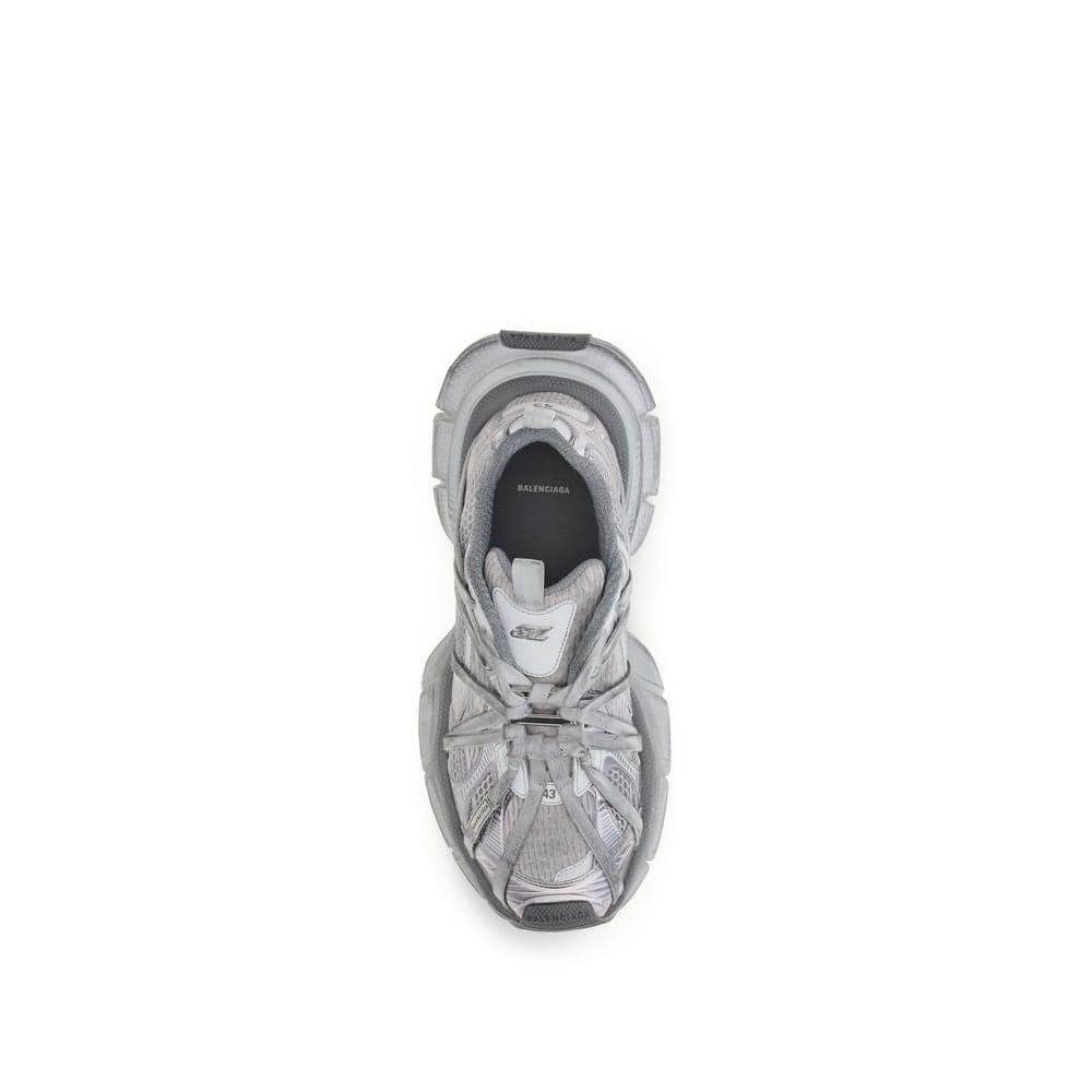 Balenciaga Gray Polyethylene Athletic Sneakers - 4