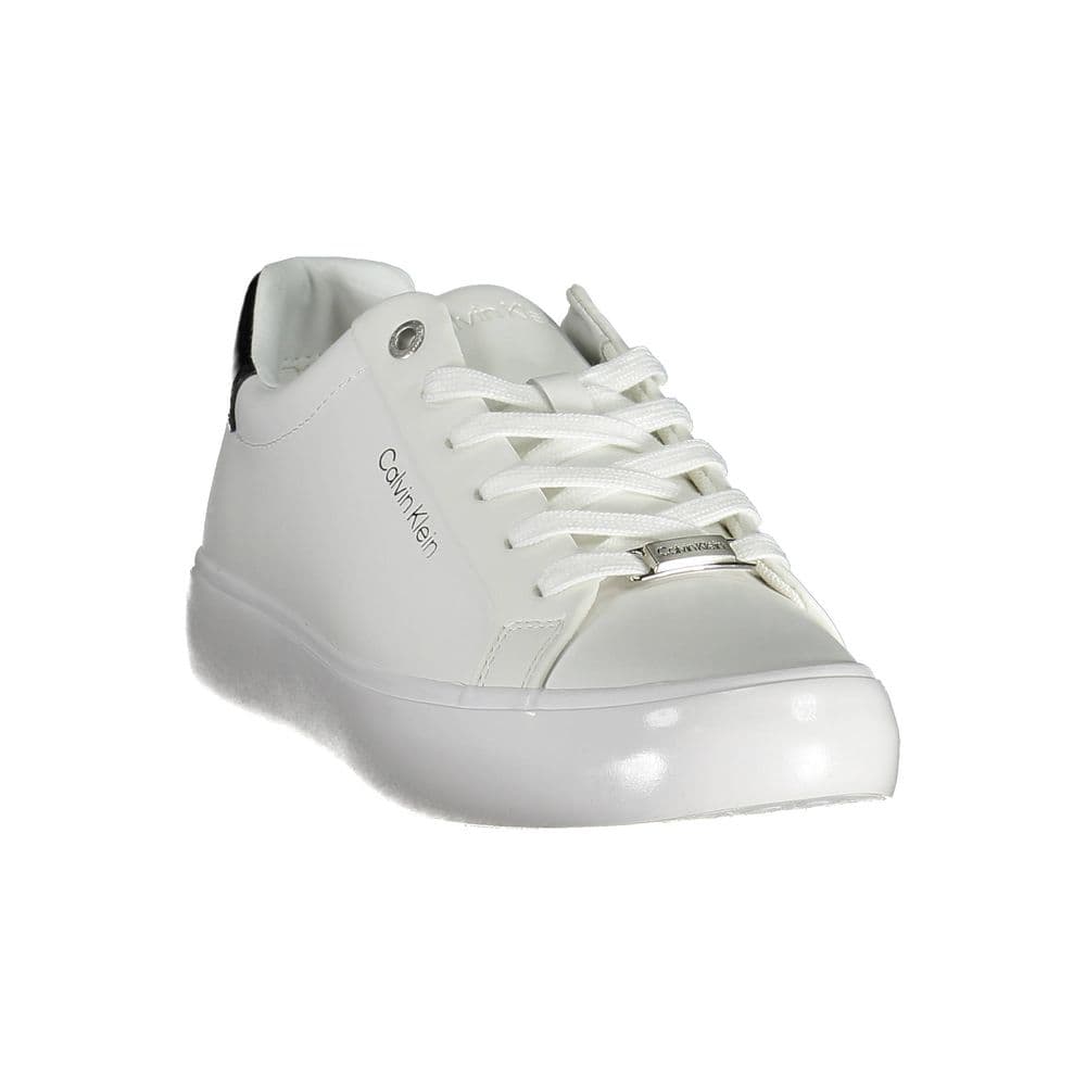 Calvin Klein Bianco Pelle Women Sneaker - 2