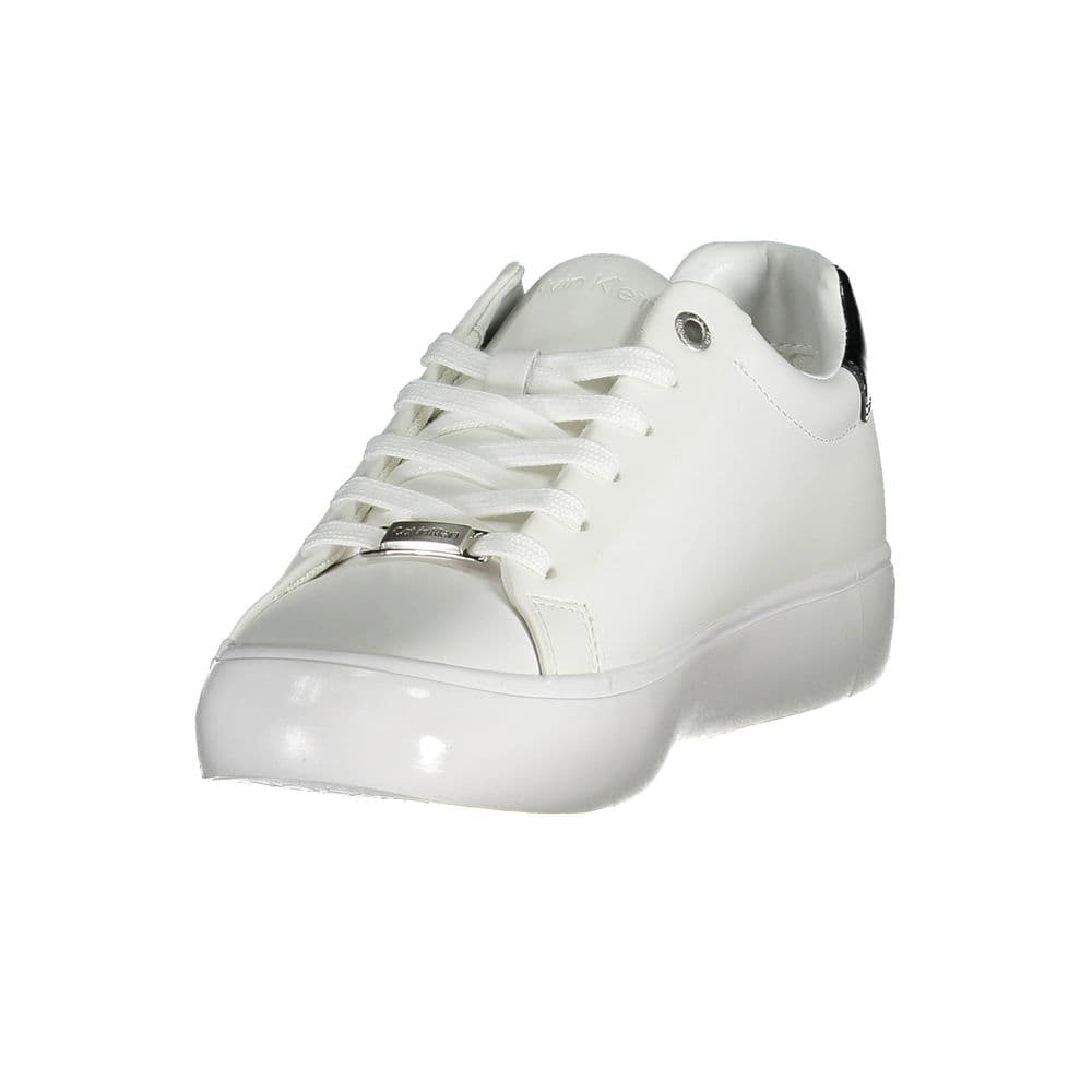 Calvin Klein Bianco Pelle Women Sneaker - 3