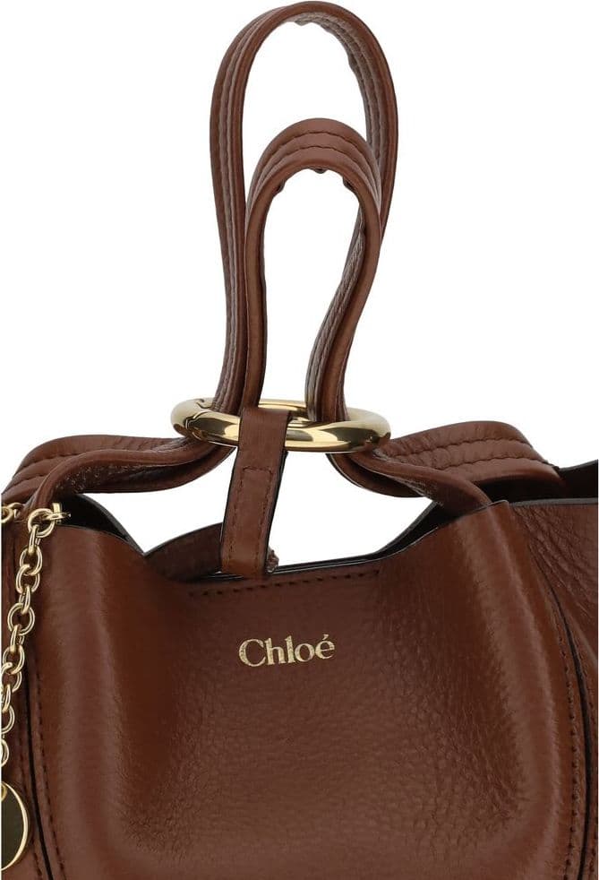 Chloé Brown Calf Leather Bos Taurus Shoulder Bag - 4