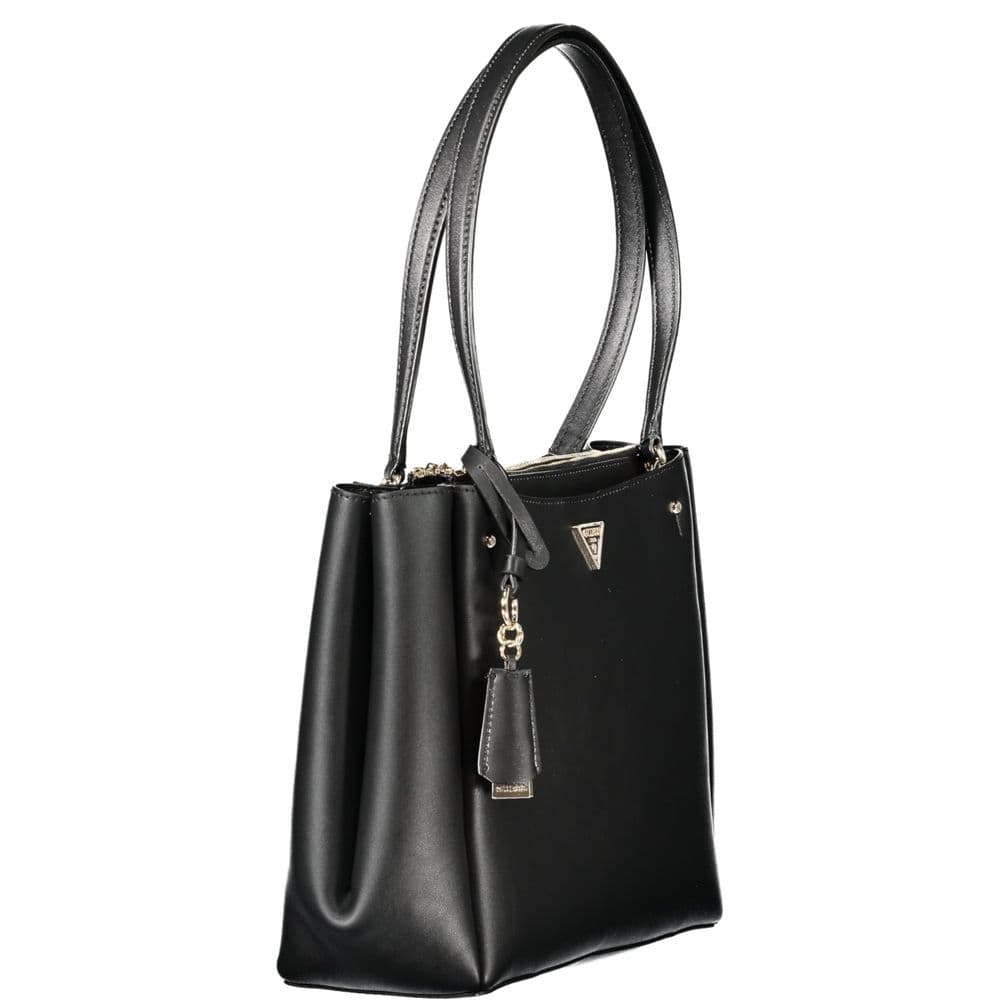 Guess Jeans Nero Poliuretano Women Handbag - 3