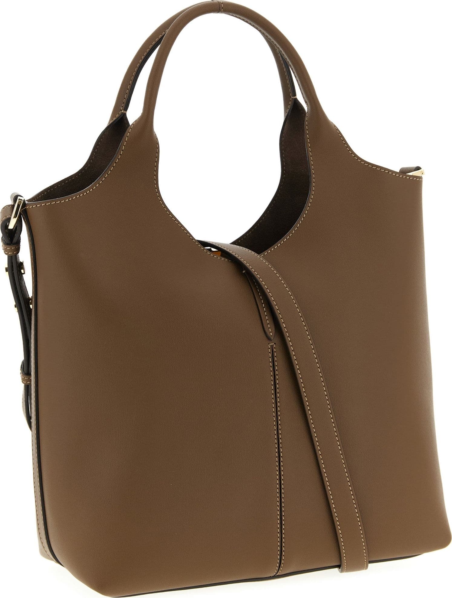 Tod's Brown Calfskin Handbag - 2
