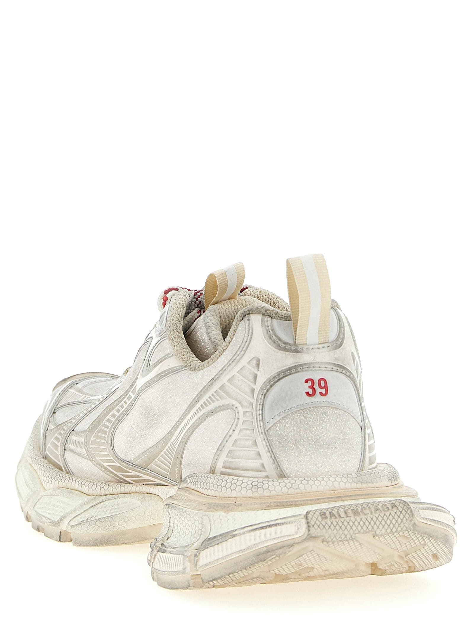 Balenciaga Silver Polyethylene Athletic Sneakers - 3