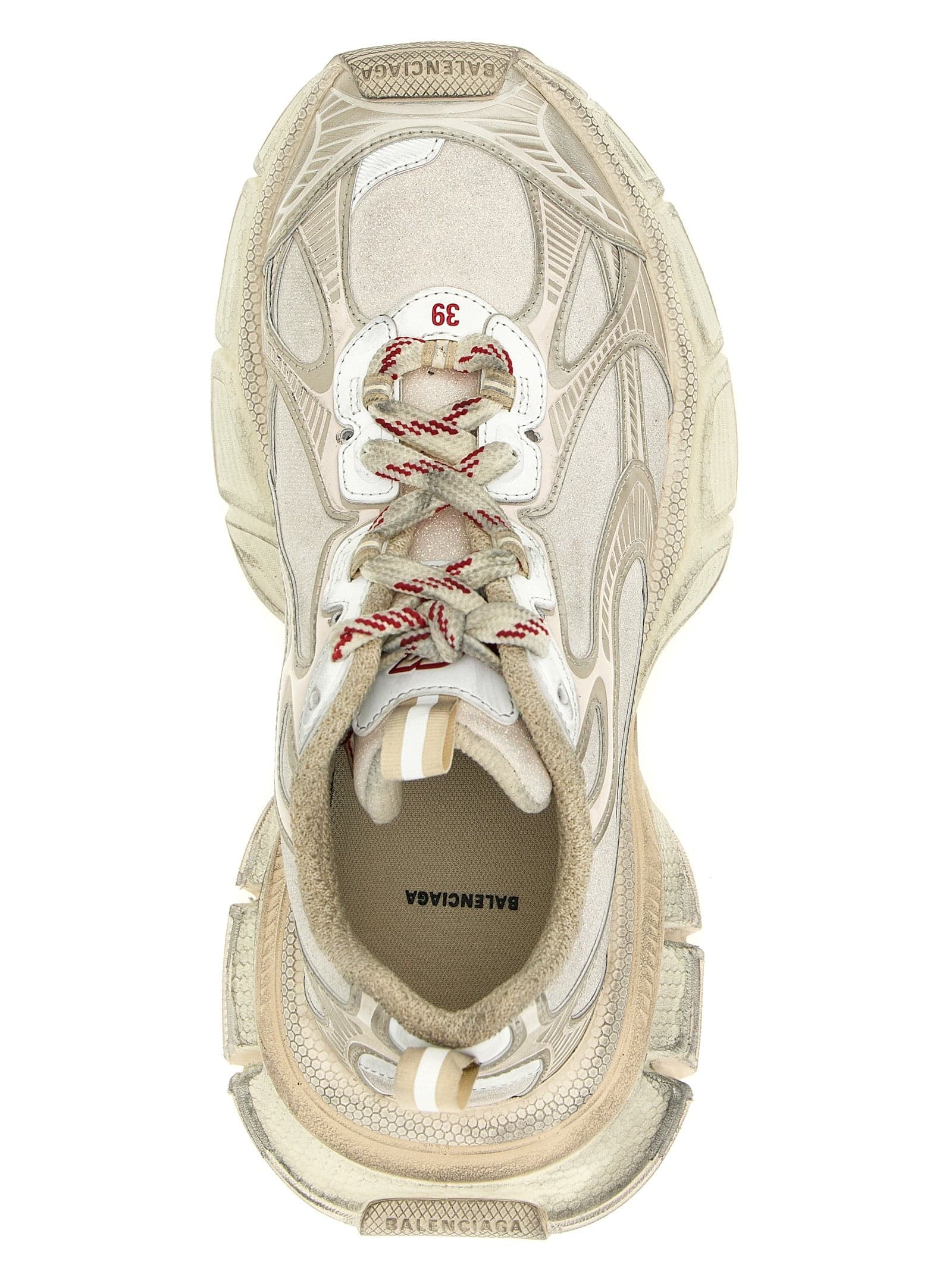 Balenciaga Silver Polyethylene Athletic Sneakers - 4
