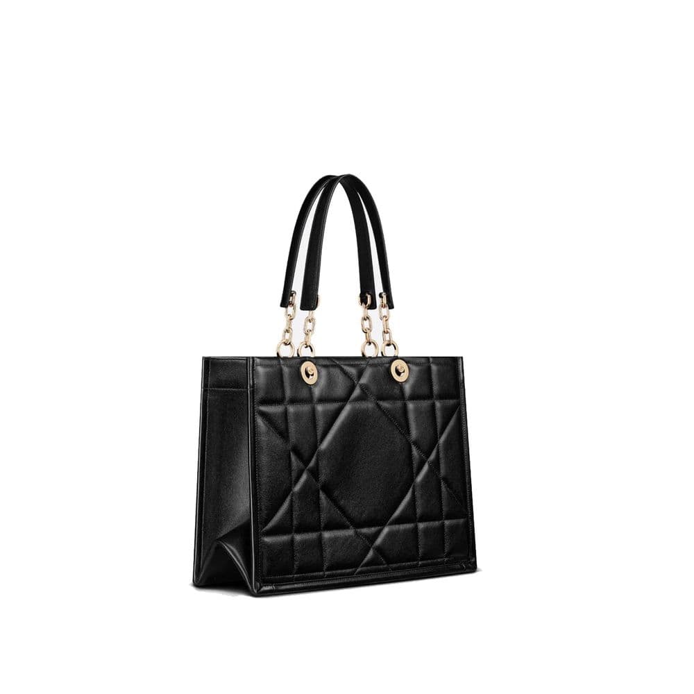 Dior Black Leather Tote Bag - 2