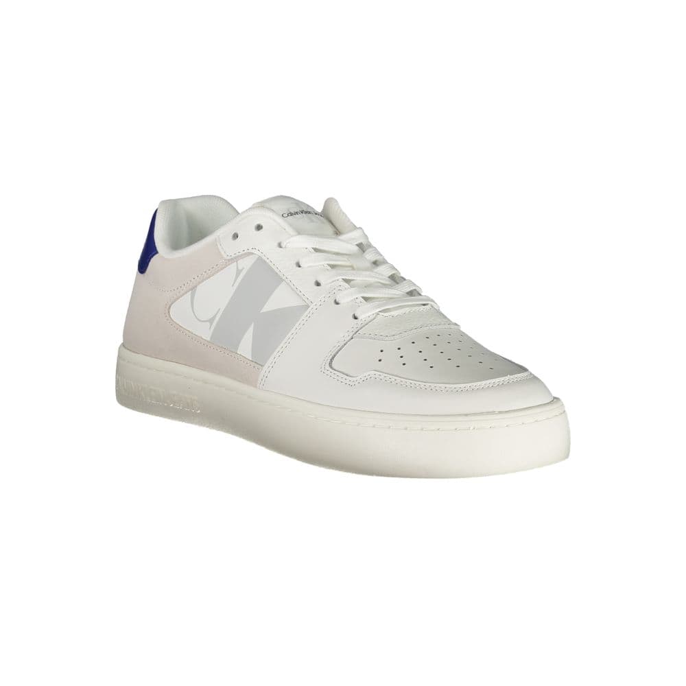 Calvin Klein White Polyurethane Men's Sneaker - 2