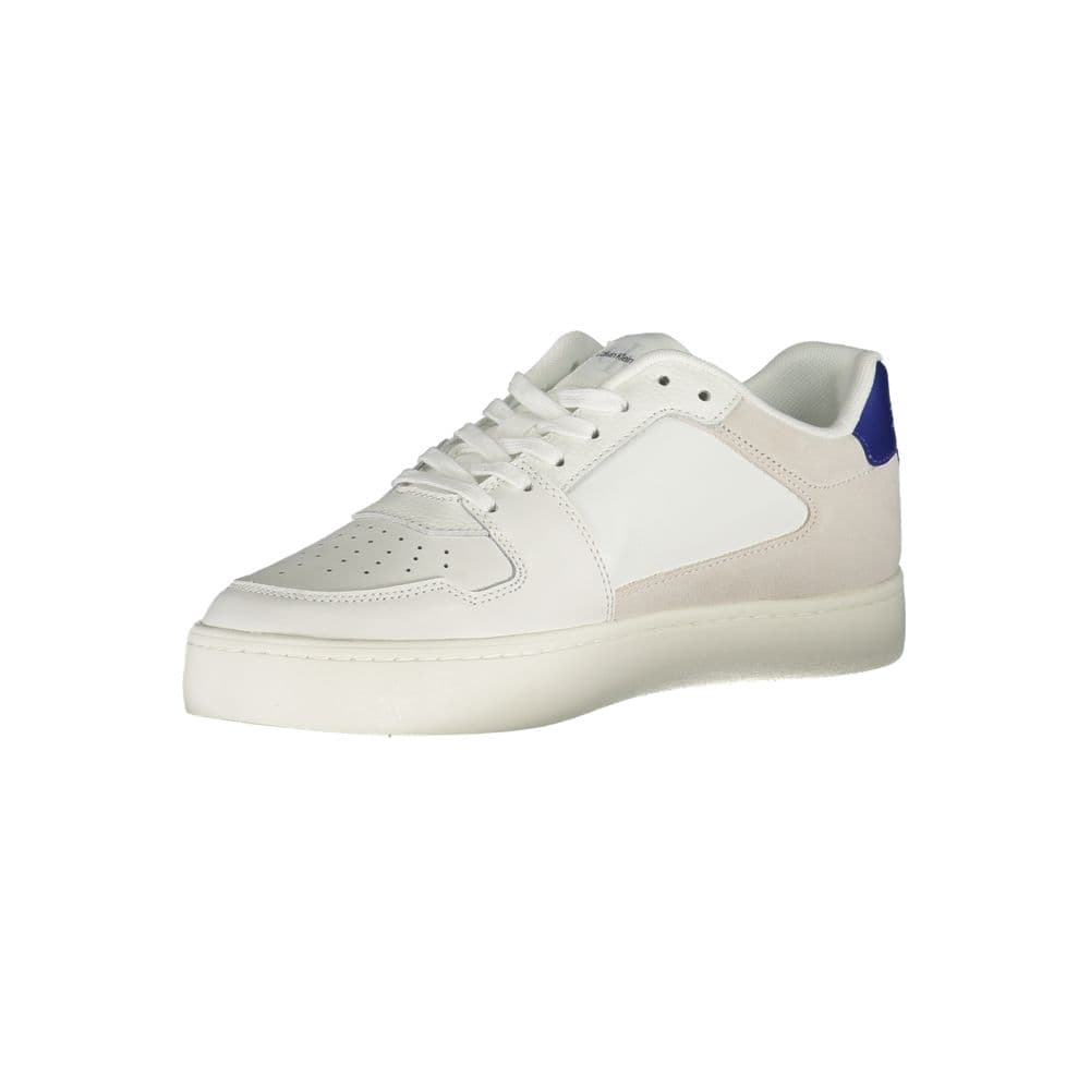 Calvin Klein White Polyurethane Men's Sneaker - 3