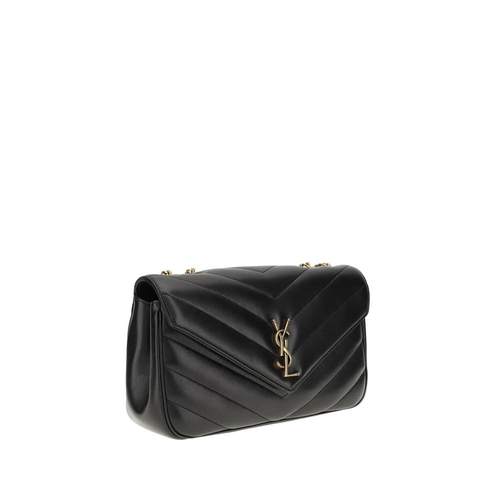 Saint Laurent Black Lamb Ovis Aries Aries Shoulder Bag - 2