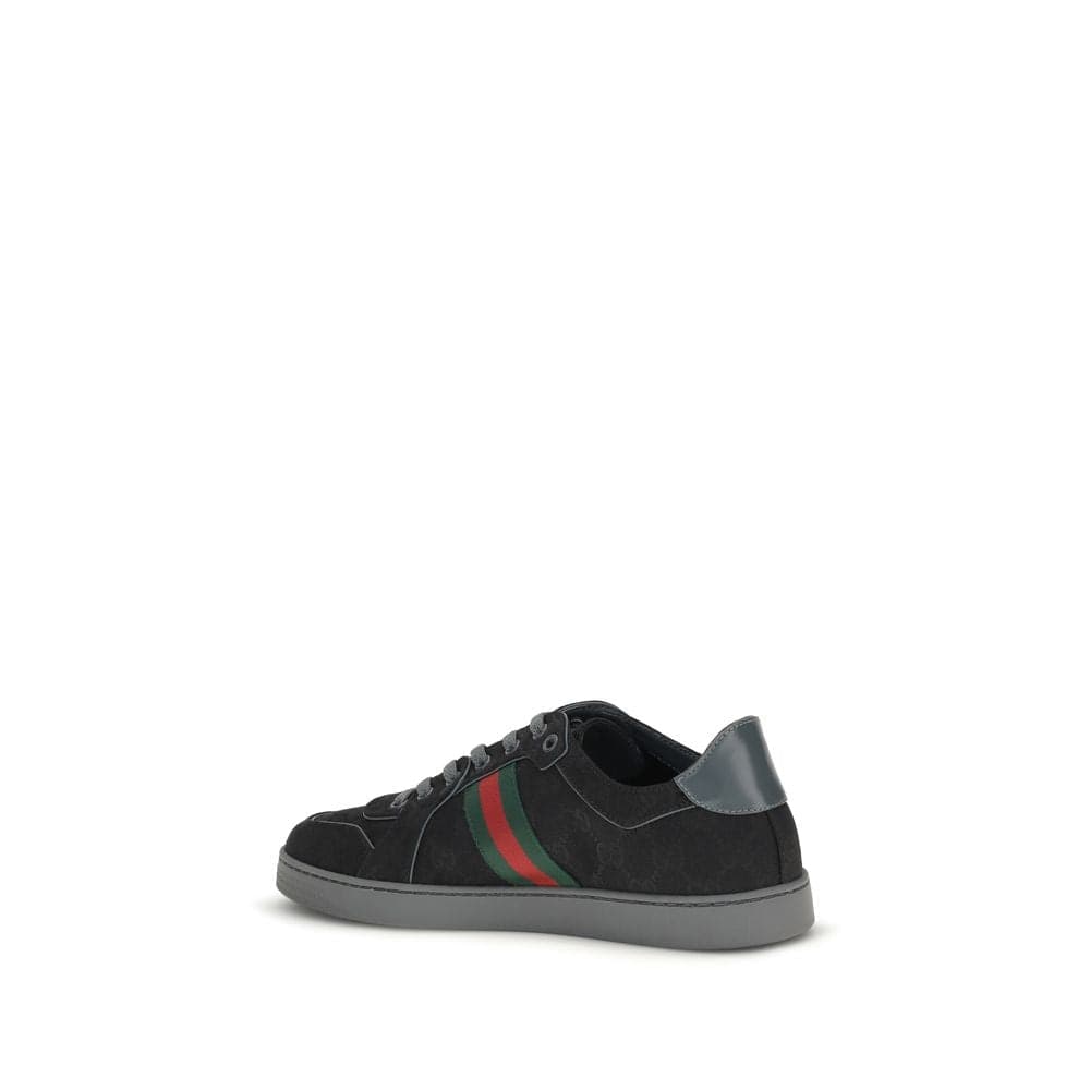 Gucci Black Fabric Athletic Sneakers - 3