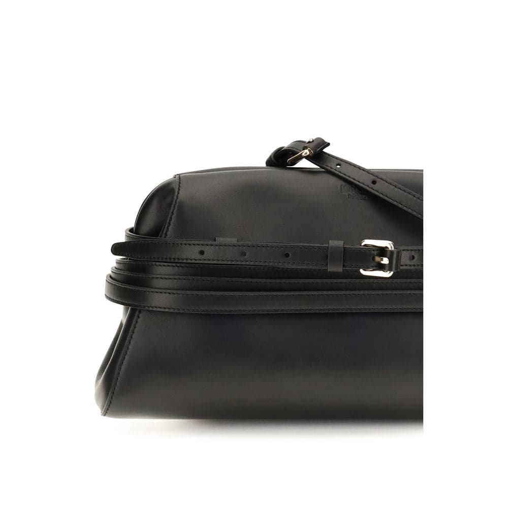 Moschino Black Goatskin Clutch Bag - 4
