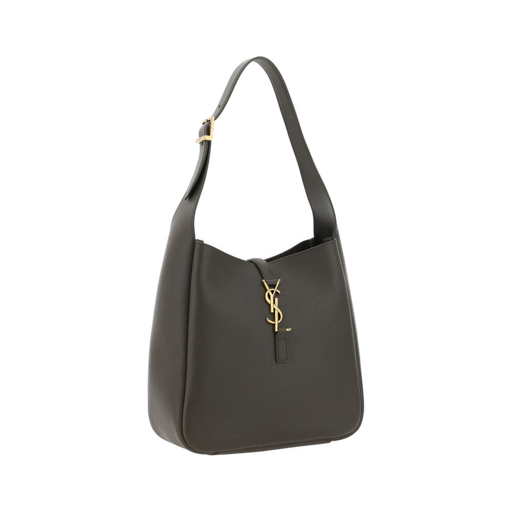 Saint Laurent Bicolor Calf Leather Bos Taurus Shoulder Bag - 2
