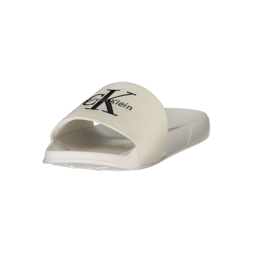 Calvin Klein White Polyester Women's Slipper - 3