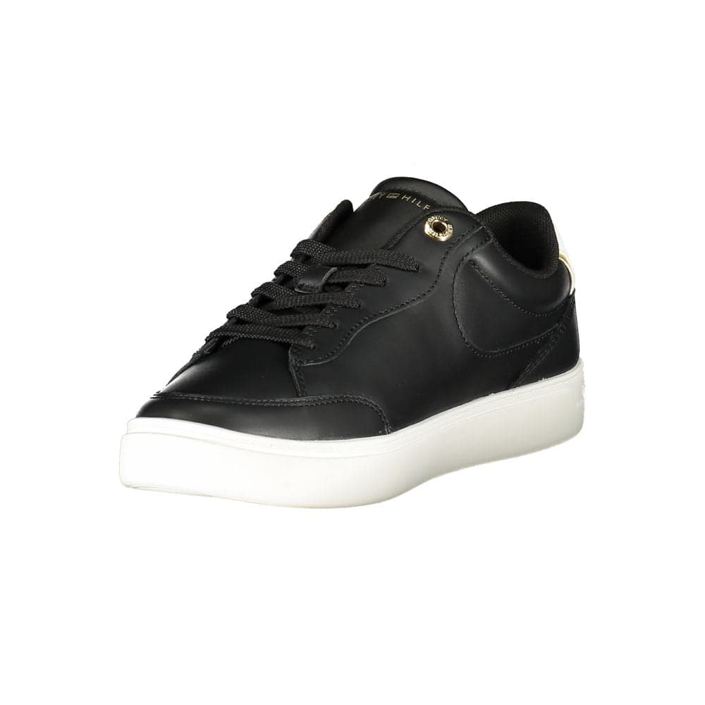 Tommy Hilfiger Black Polyurethane Women Sneaker - 3