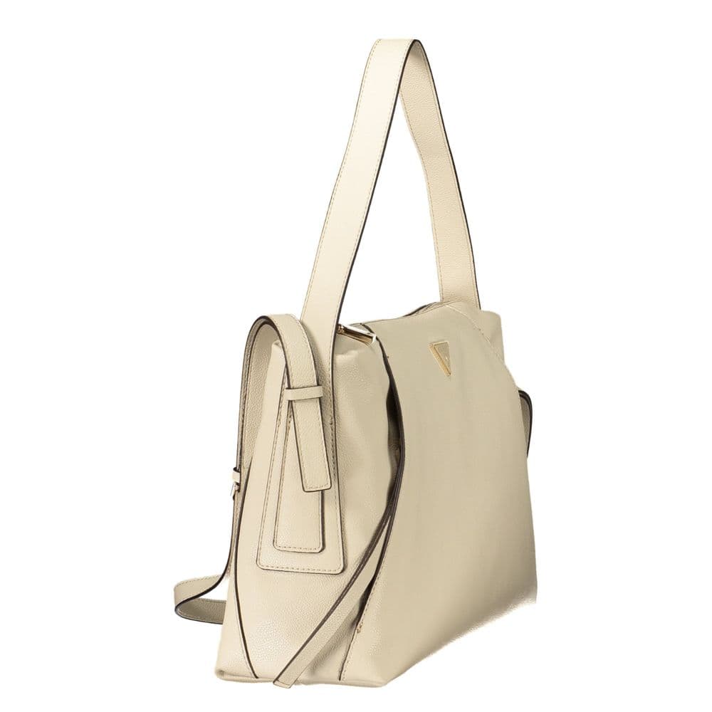 Guess Jeans Beige Polyurethane Women's Bag - 3