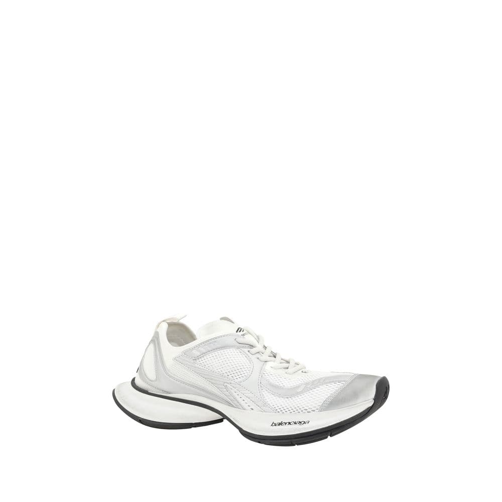 Balenciaga White Polyethylene Athletic Sneakers - 2
