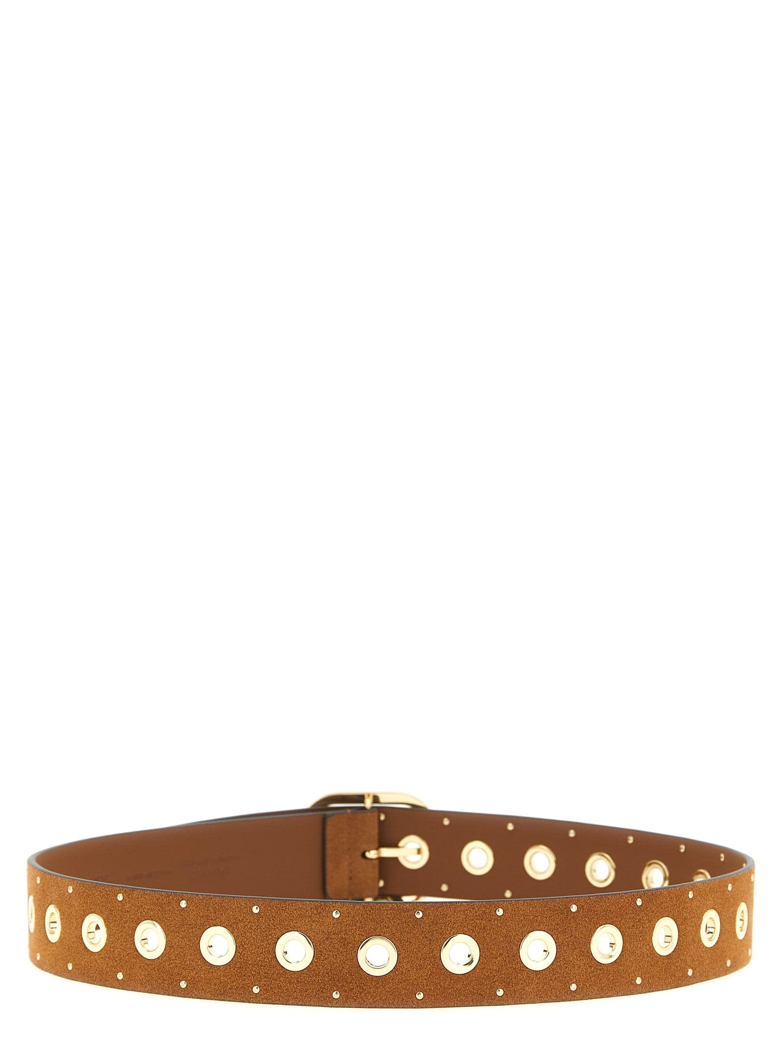PINKO Brown Lamb Leather Regular Belt - 2