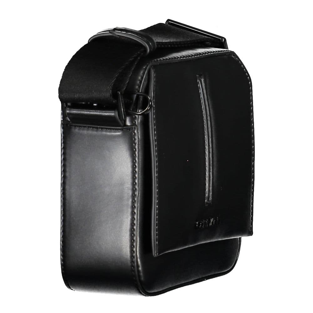 Calvin Klein Black Polyester Men's Shoulder Bag - 3