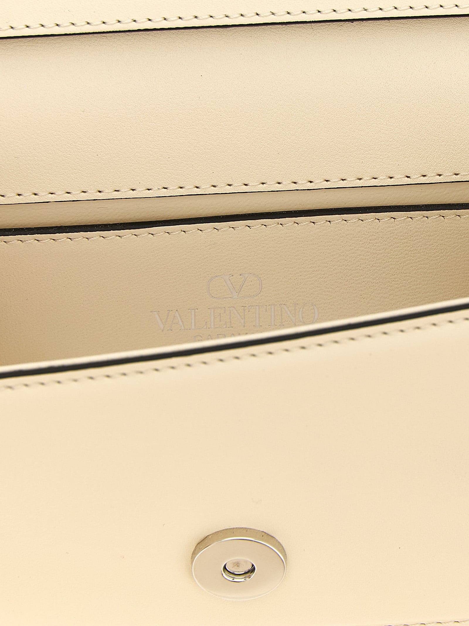 Valentino Garavani White Calfskin Shoulder Bag - 4