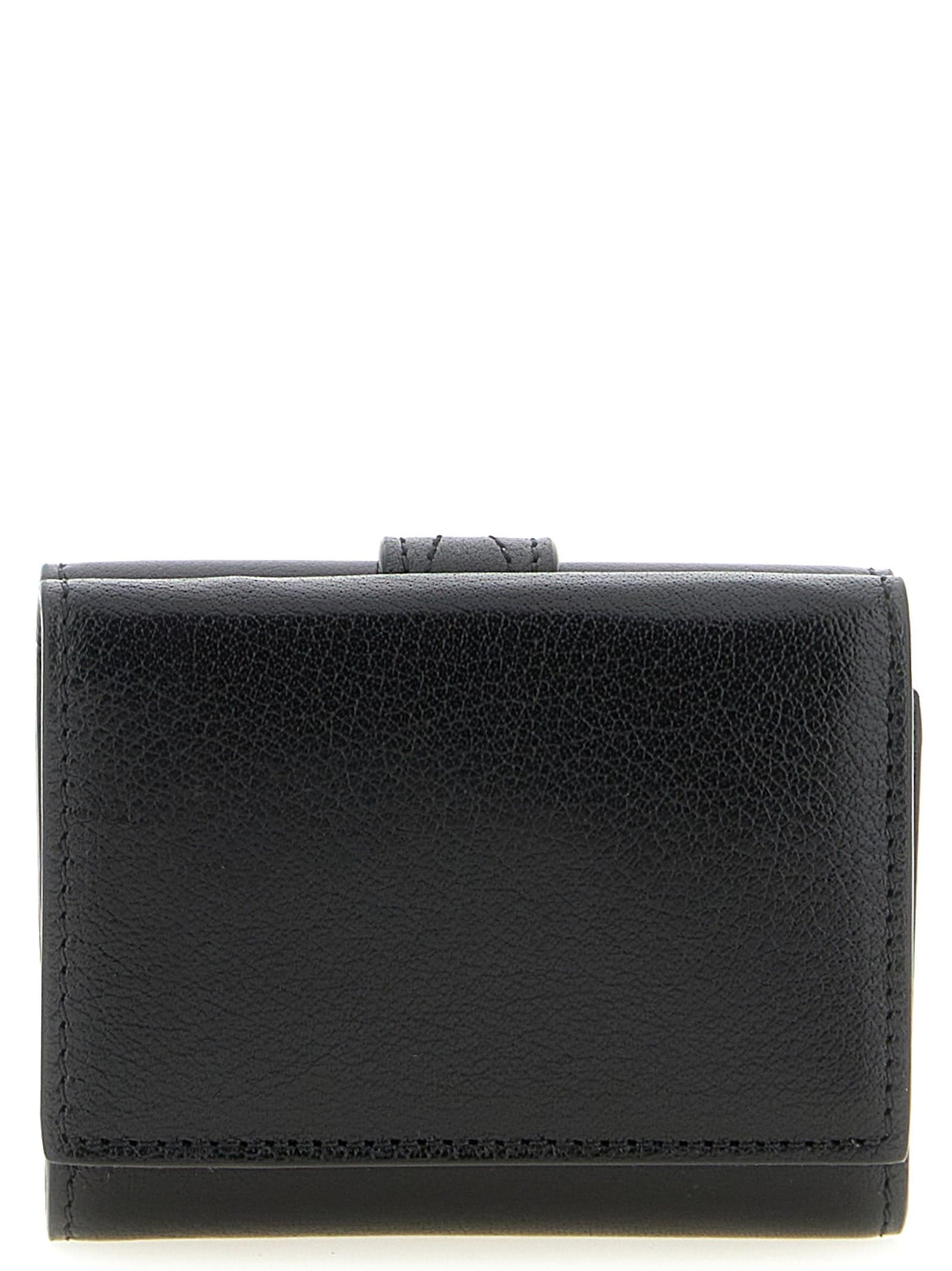 Chloé Black Buffalo Leather Cardholder - 2