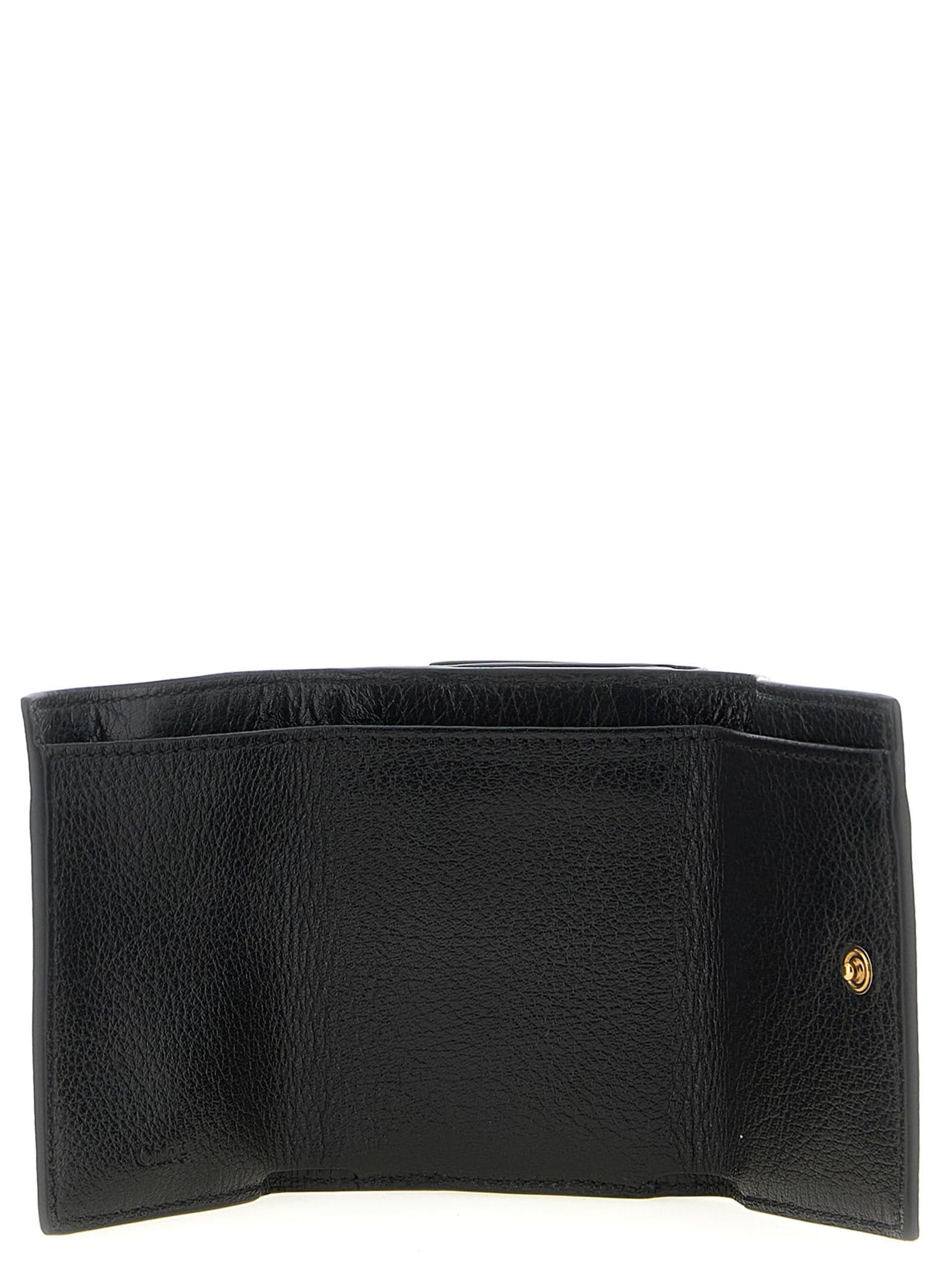 Chloé Black Buffalo Leather Cardholder - 3