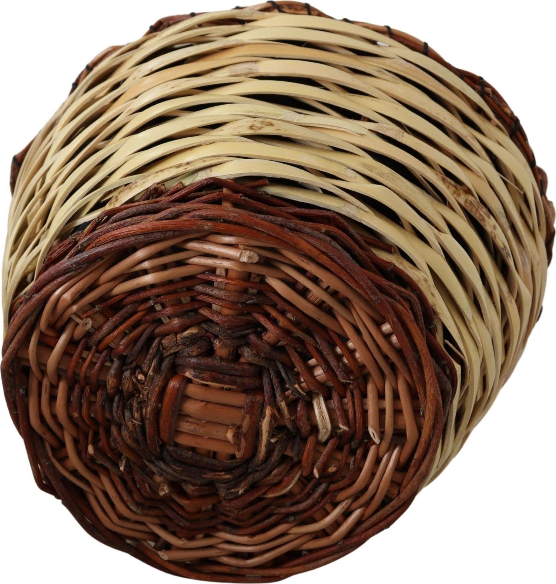Dolce & Gabbana Beige Wood Wicker Rattan Basket Tote Bag - 4