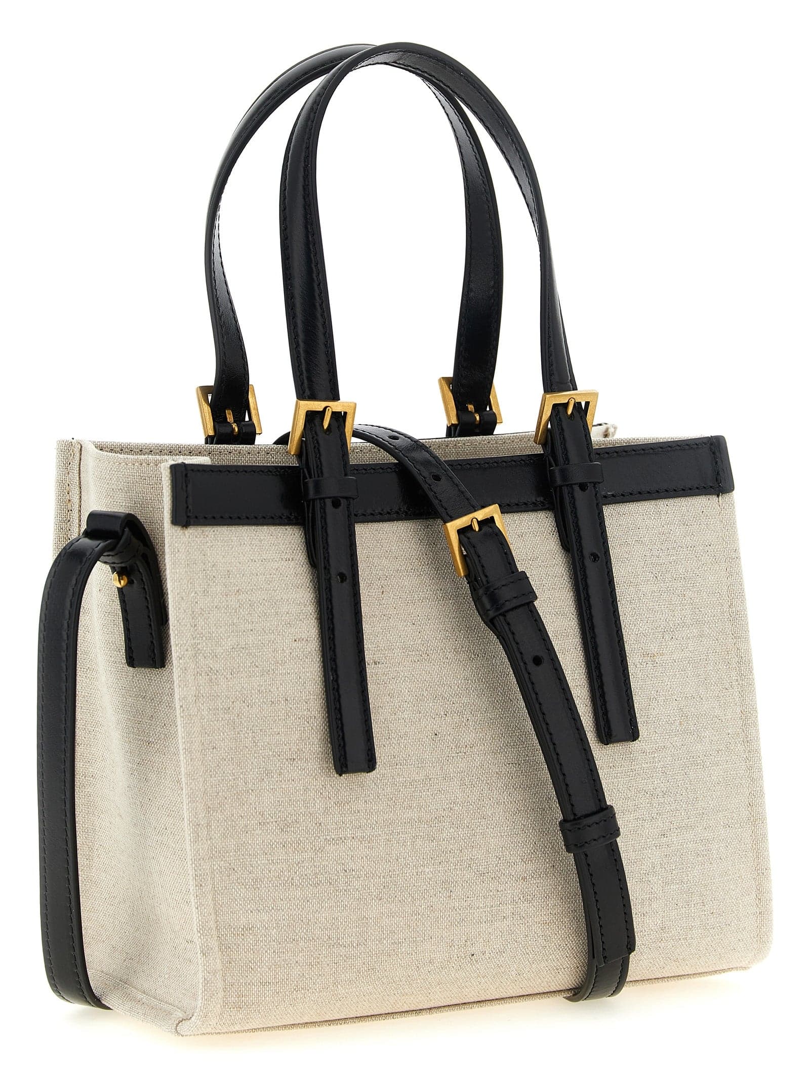 Versace Beige Linen Tote Bag - 2