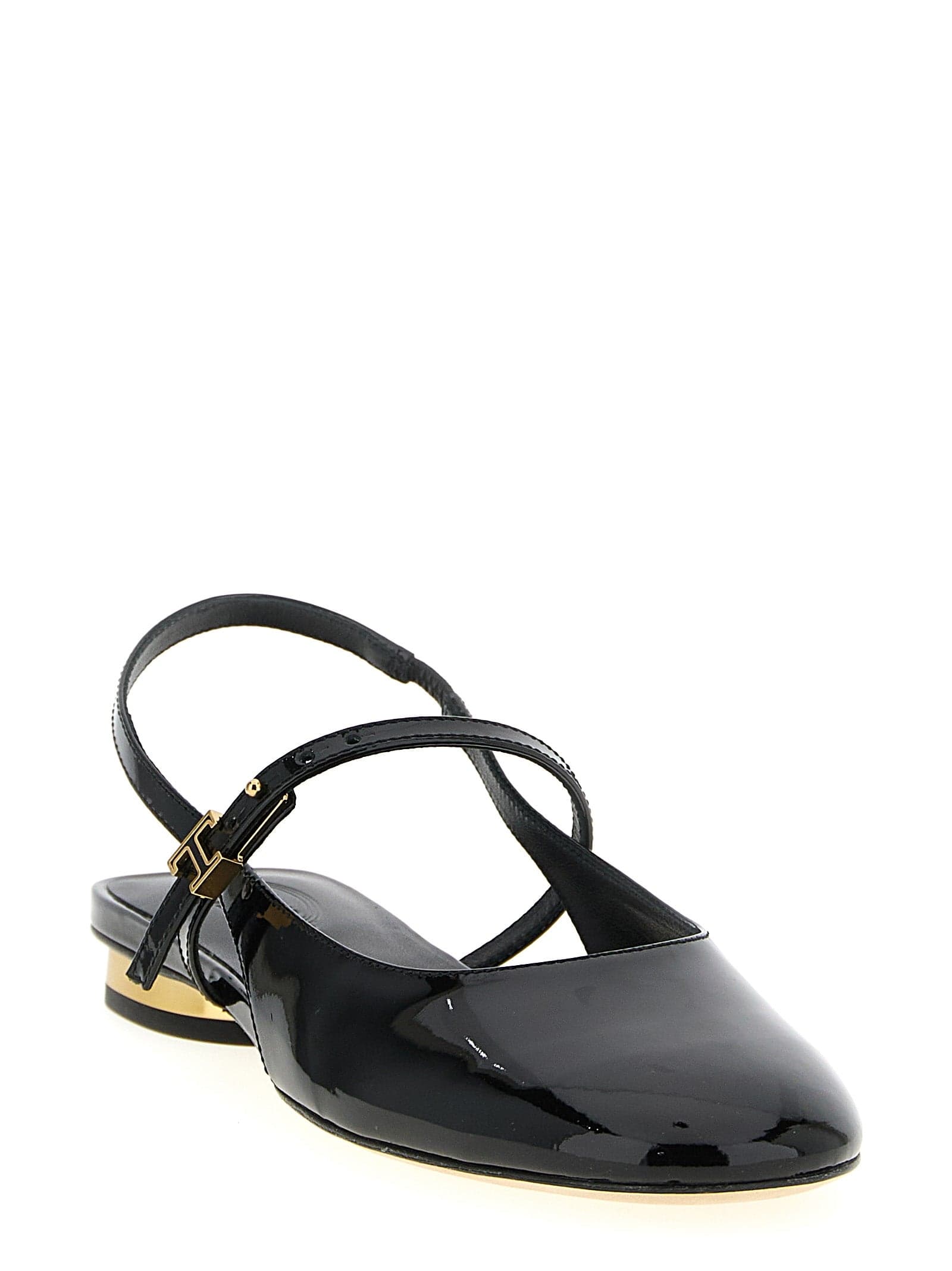 Tod's Black Calfskin Ballet Flats - 2