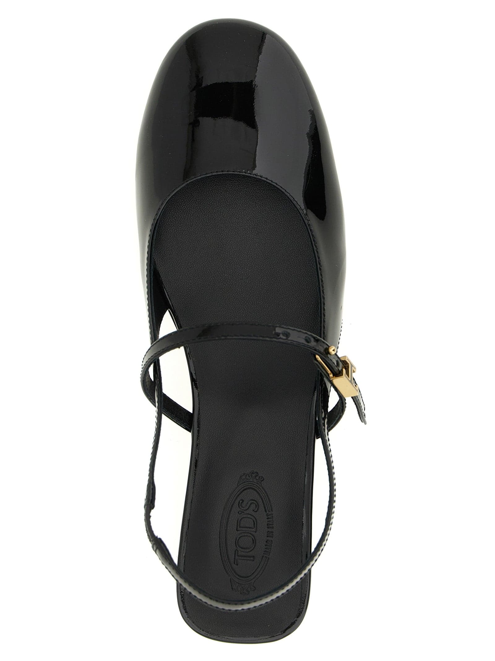 Tod's Black Calfskin Ballet Flats - 4