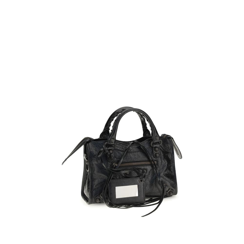 Balenciaga Black Lamb Leather Shoulder Bag - 2
