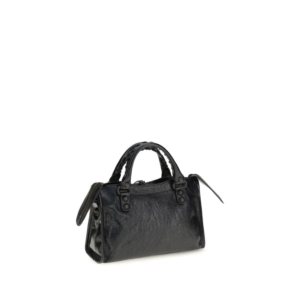 Balenciaga Black Lamb Leather Shoulder Bag - 3