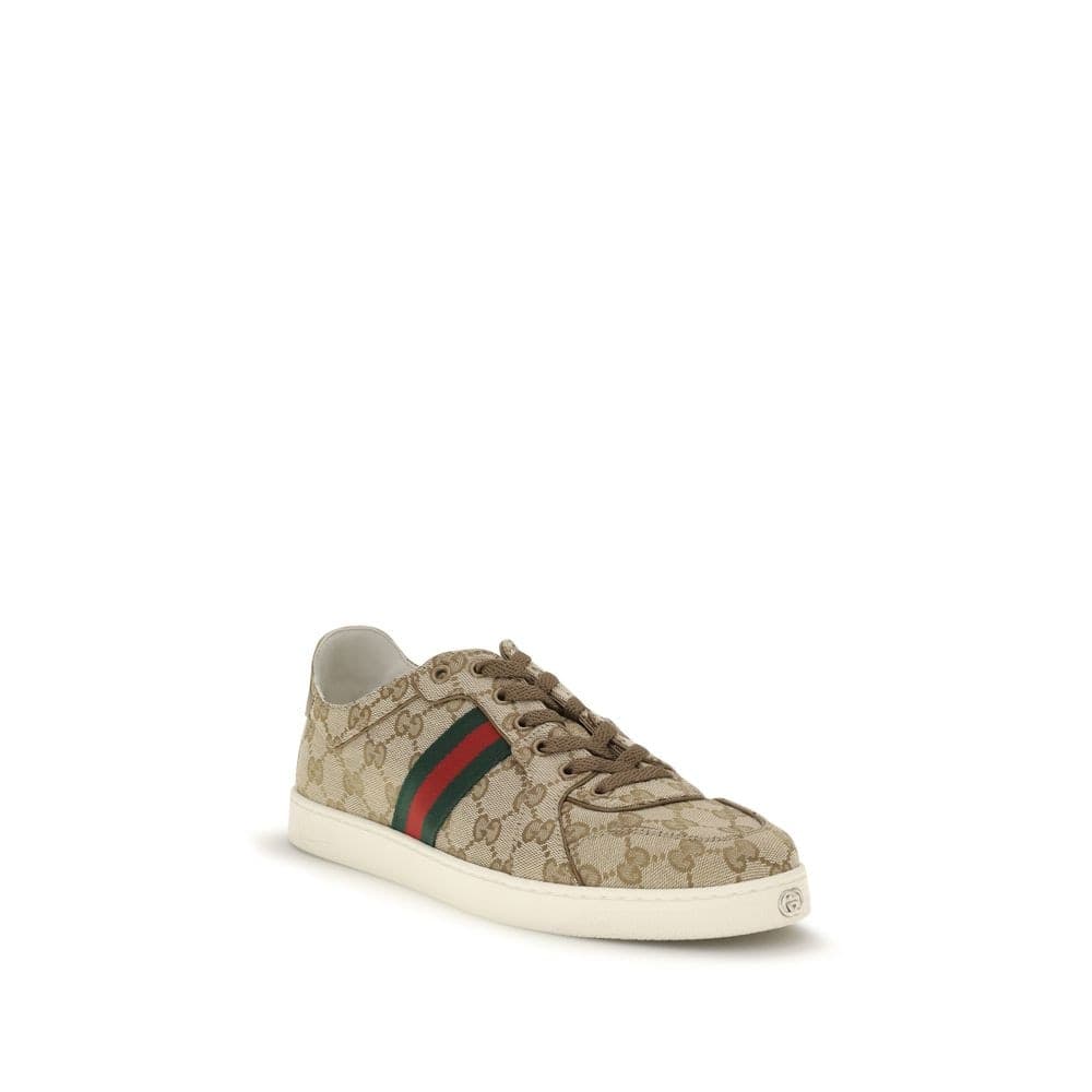 Gucci Beige Fabric Athletic Sneakers - 2
