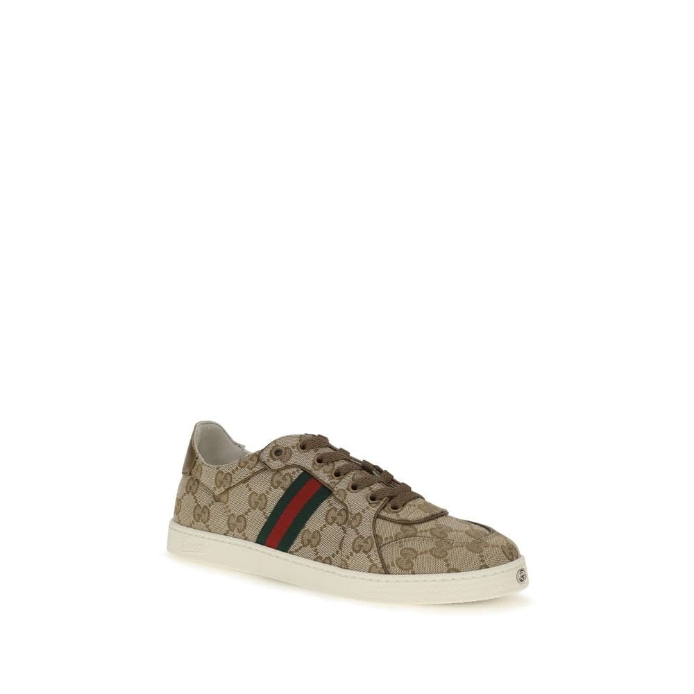 Gucci Beige Polyester Athletic Sneakers - 2