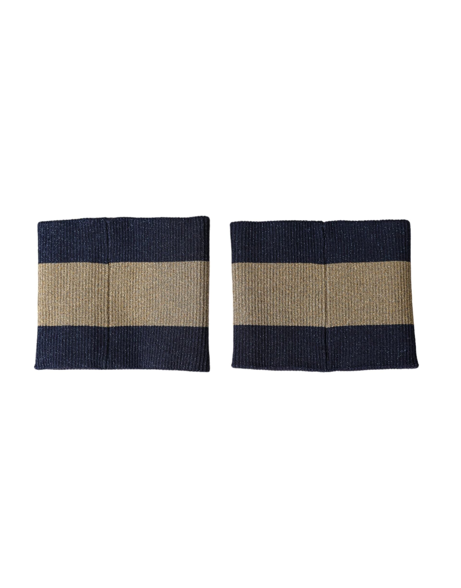 Dolce & Gabbana Black Gold Logo Star 84 Viscose Wristband - 3