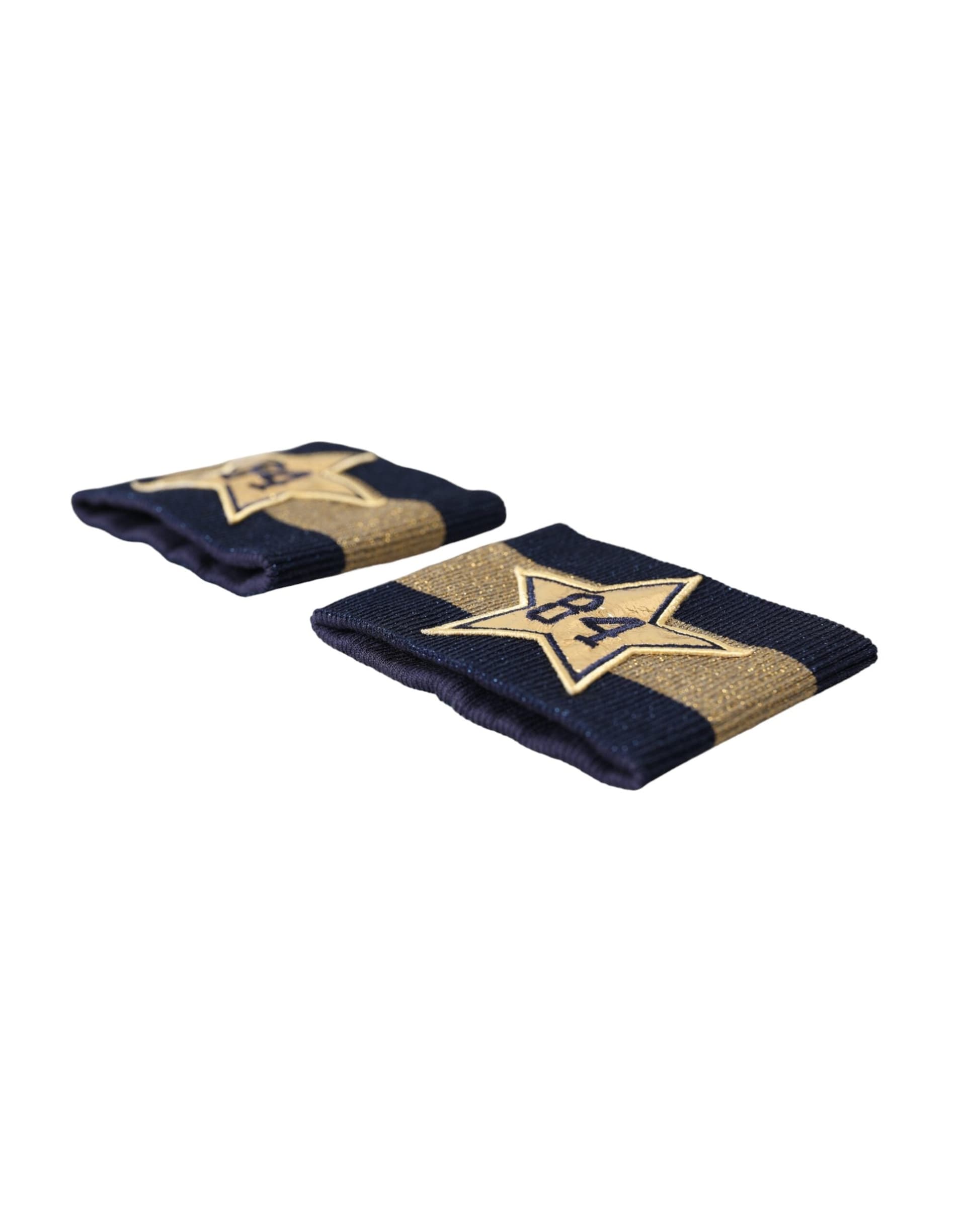 Dolce & Gabbana Black Gold Logo Star 84 Viscose Wristband - 6