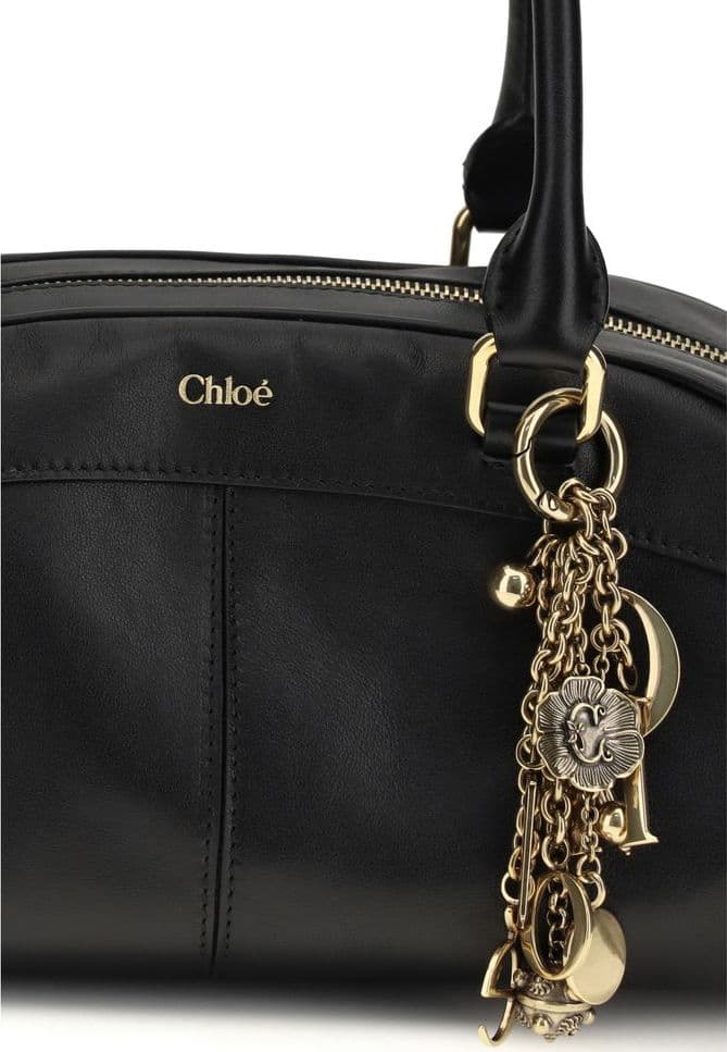 Chloé Black Calf Leather Bos Taurus Handbag - 4