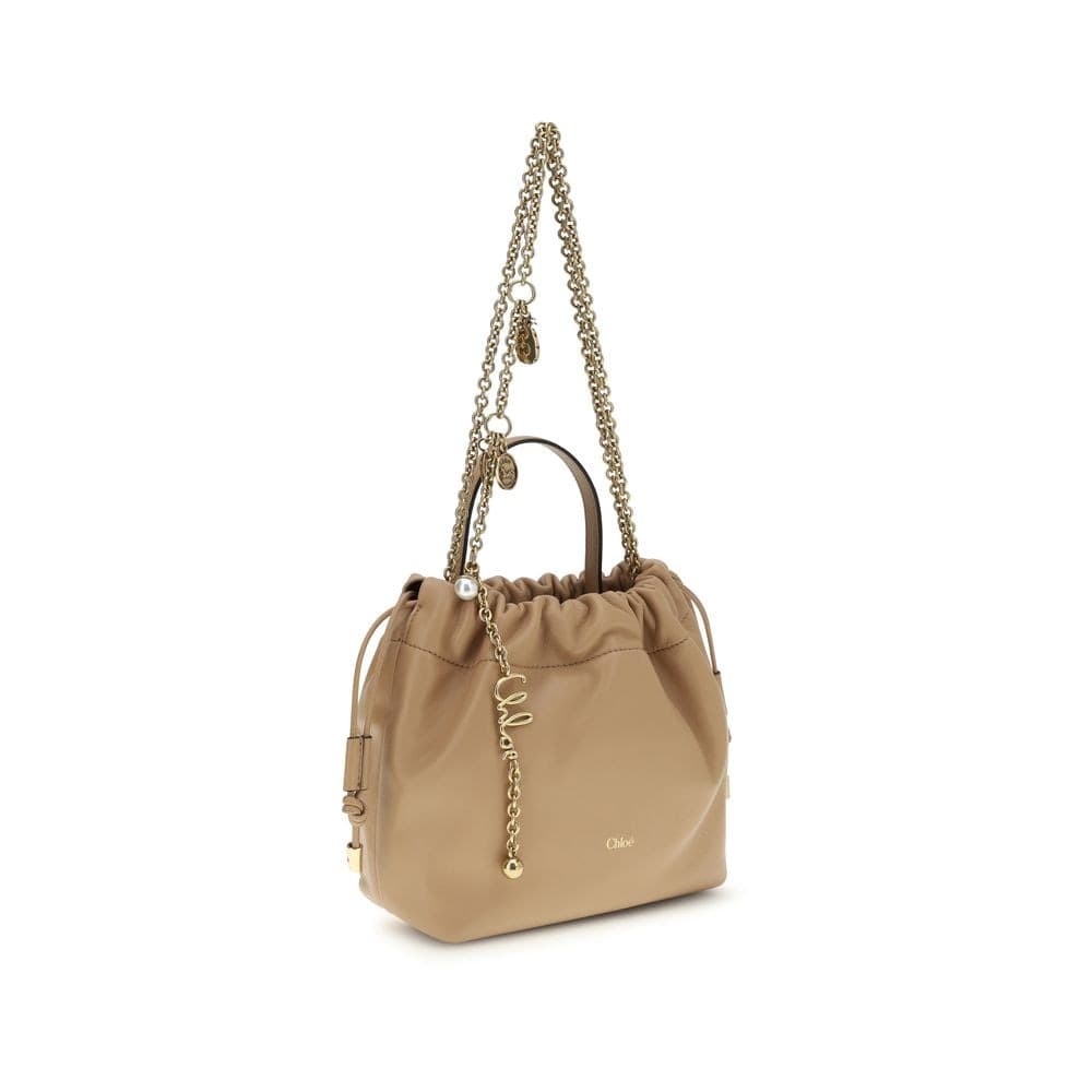 Chloé Beige Lamb Ovis Aries Aries Shoulder Bag - 2