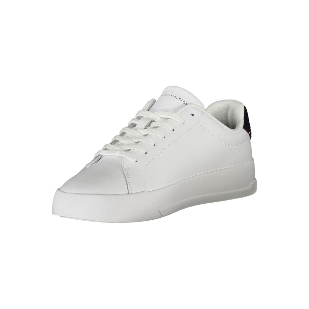 Tommy Hilfiger Bianco Polyurethane Men Sneaker - 3