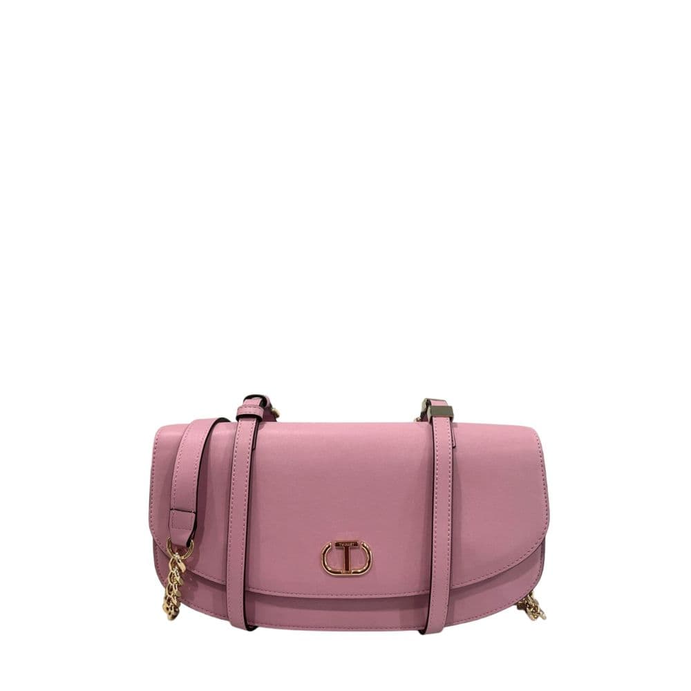 Twinset Pink PU Women Shoulder Bag - 4