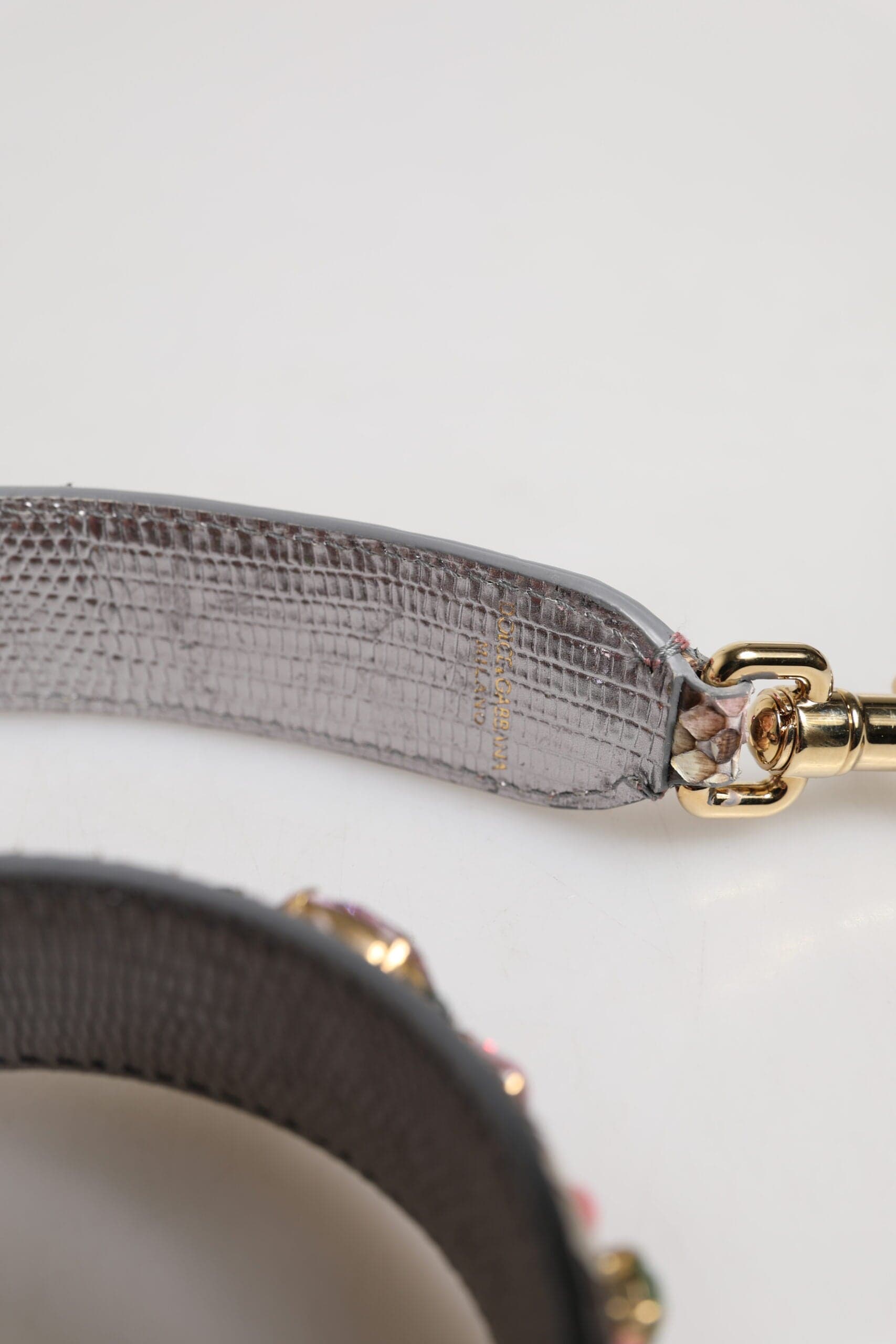 Dolce & Gabbana Multicolor Embellished Handbag Shoulder Strap - 4