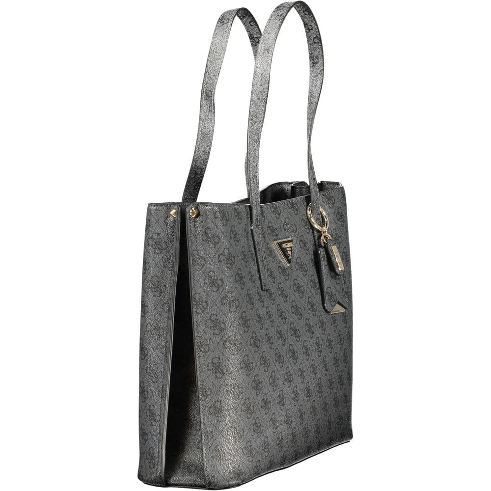 Guess Jeans "Nero Poliuretano Women's Handbag" - 3