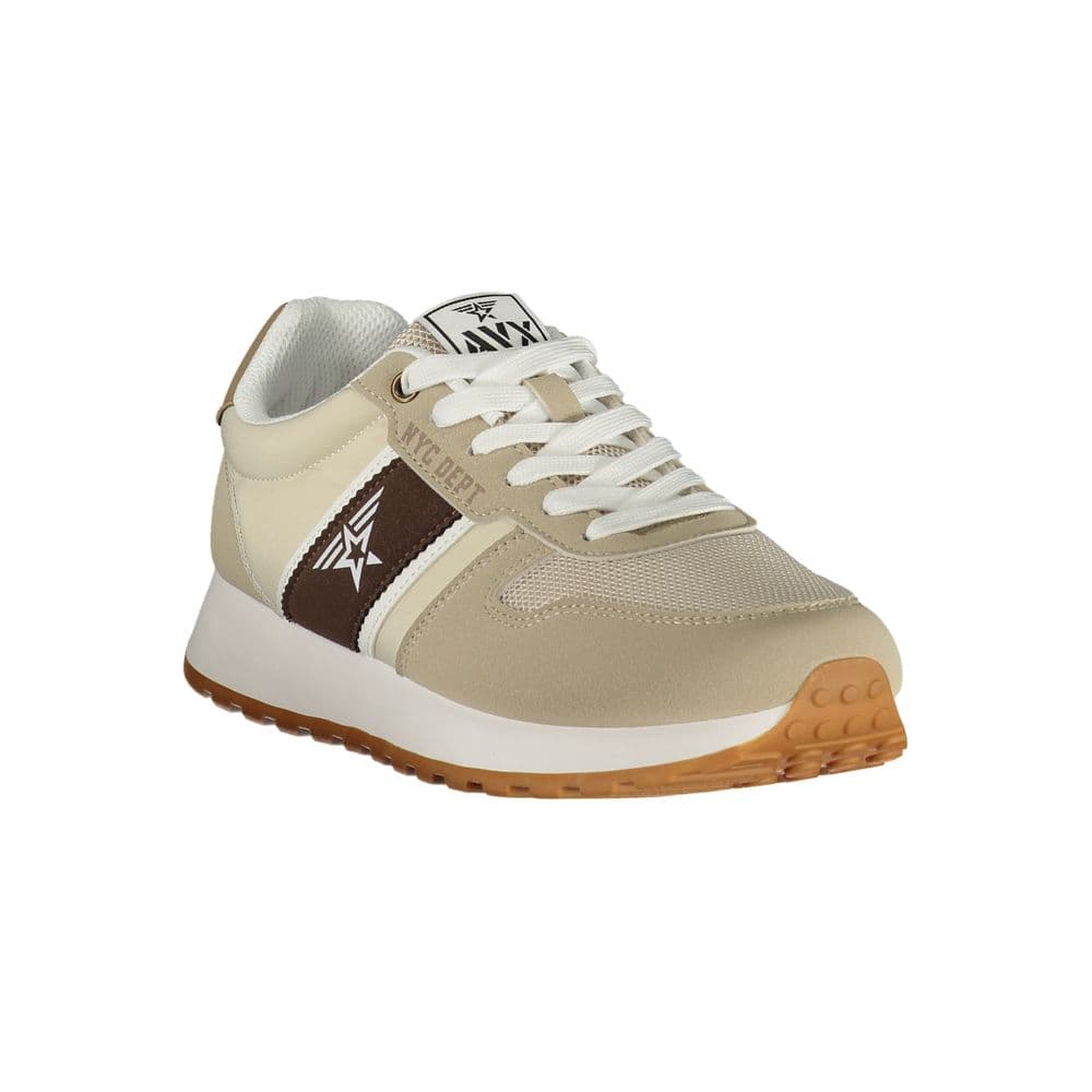 Avirex Beige Polyester Mens Sneaker - 2