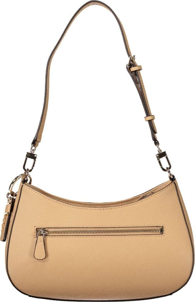 Guess Jeans Beige Polyurethane Women's Bag - 2