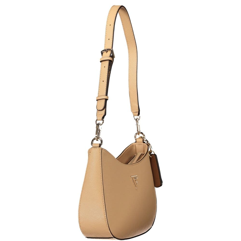 Guess Jeans Beige Polyurethane Women's Bag - 3
